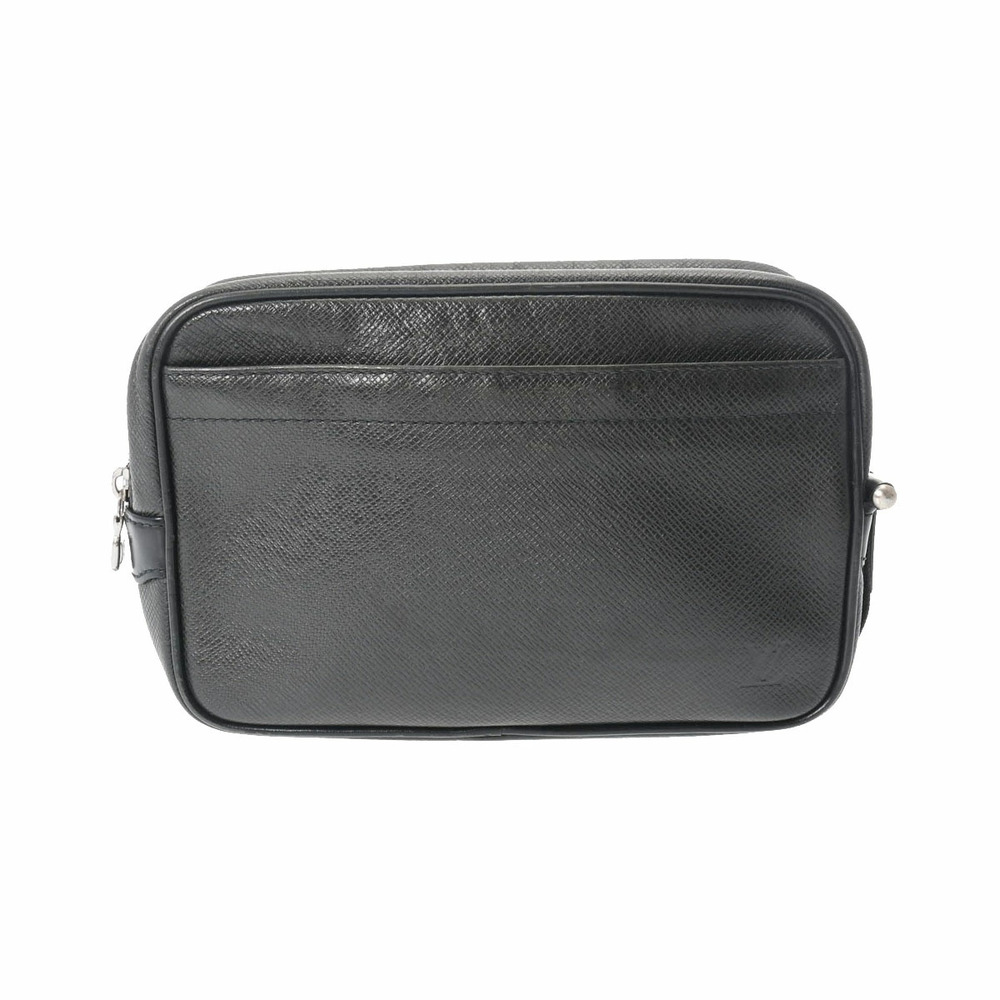 LOUIS VUITTON Taiga Leather Bag Kalga Ardoise Shoulder